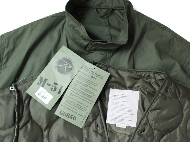 【Custom】Rothco　M51 Fishtail Parka -Stand Collar-