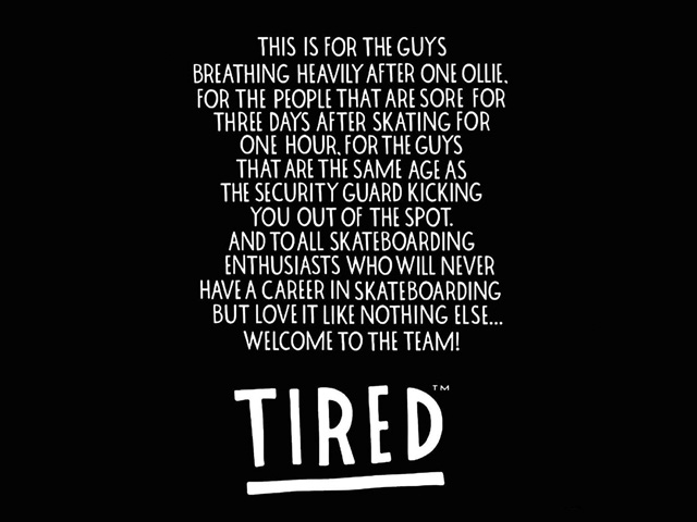THRASHER x TIRED