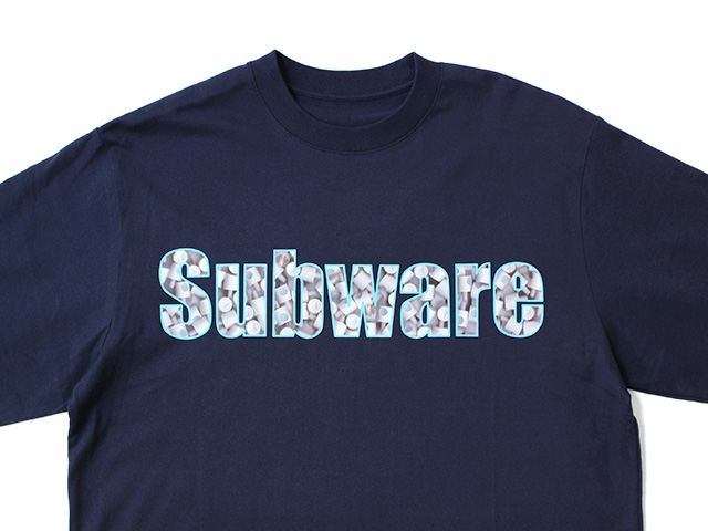 SUBWARE 長袖カットソー Lサイズ SUBWARE サブウェア Marquee Logo L/S Tee Tシャツ (white